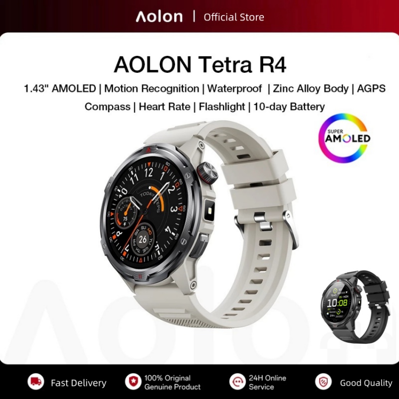Electronics Quiz - Aolon Tetra R4 Smart Watch 1.43
