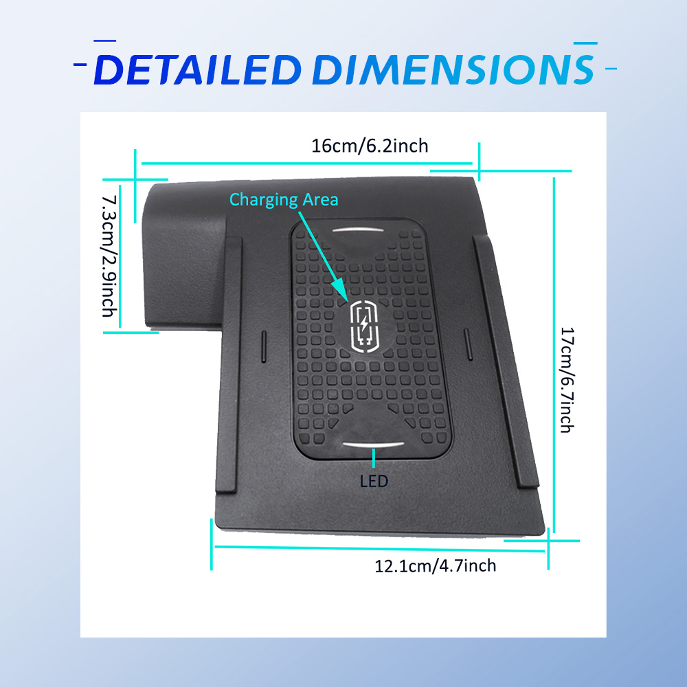 Wireless Car Charger for Volks - огляд і ціна Wireless Phone Charger Pad