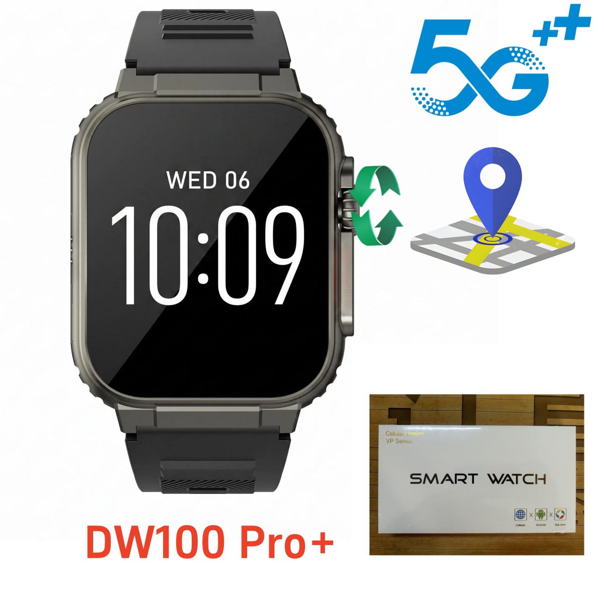 DW100 Pro plus Touch ID Smartw - огляд і ціна Electronics Quiz