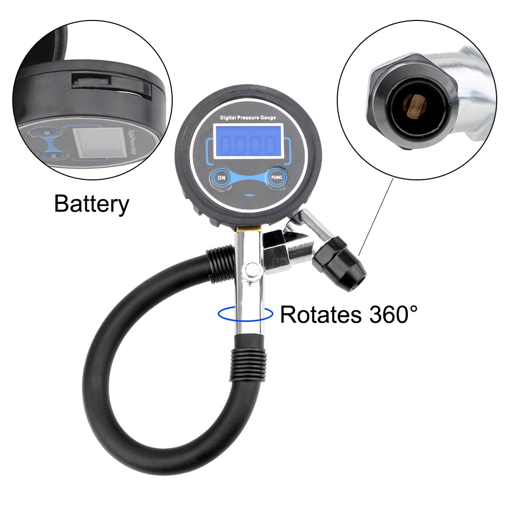 0-200Psi Tire Pressure Gauge M - огляд і ціна Electronics Quiz