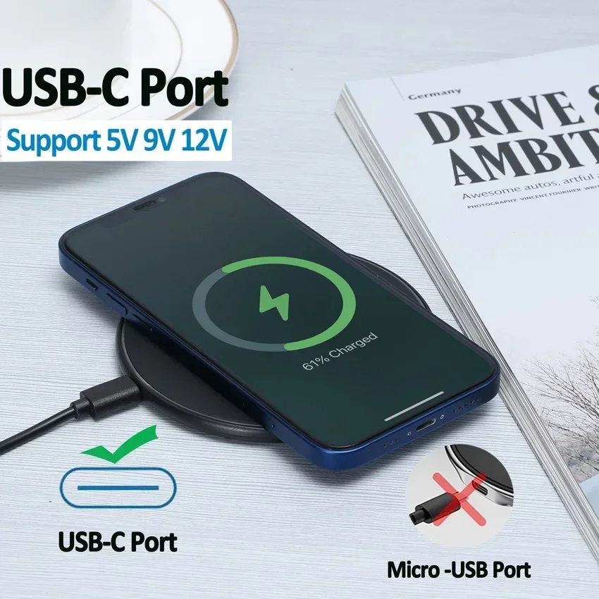 Wireless Charger For iPhone 17 - огляд і ціна Wireless Phone Charger Pad