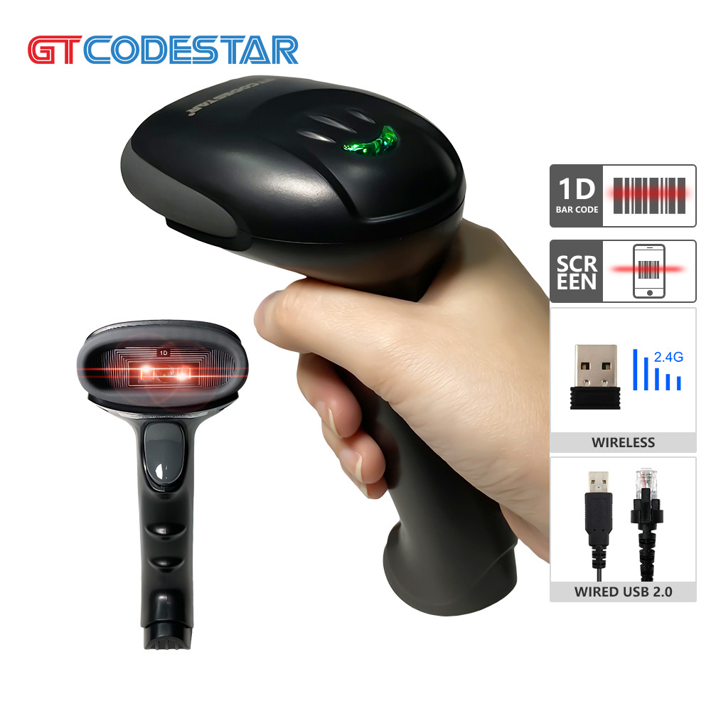 GTCODESTAR High Precision 1D   - огляд і ціна Barcode Scanner Wireless