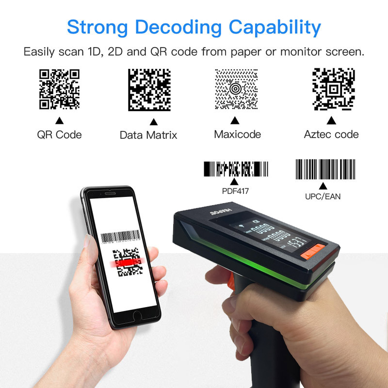 Bluetooth Barcode Scanner Scre - огляд і ціна Barcode Scanner Wireless