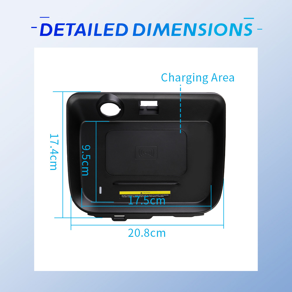 For Toyota Rav4 15W Wireless C - огляд і ціна Wireless Phone Charger Pad