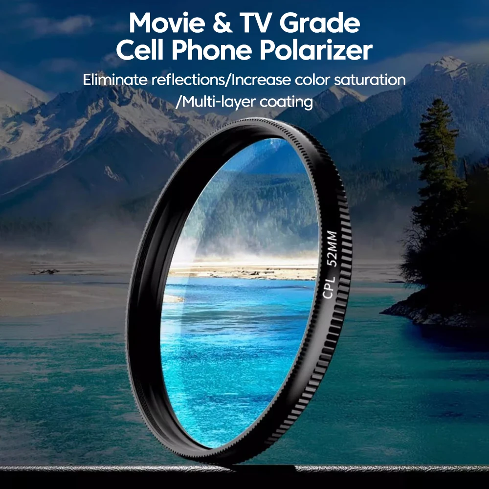 New 52mm CPL Mobile Phone Lens - огляд і ціна Mobile Electronics Gadgets