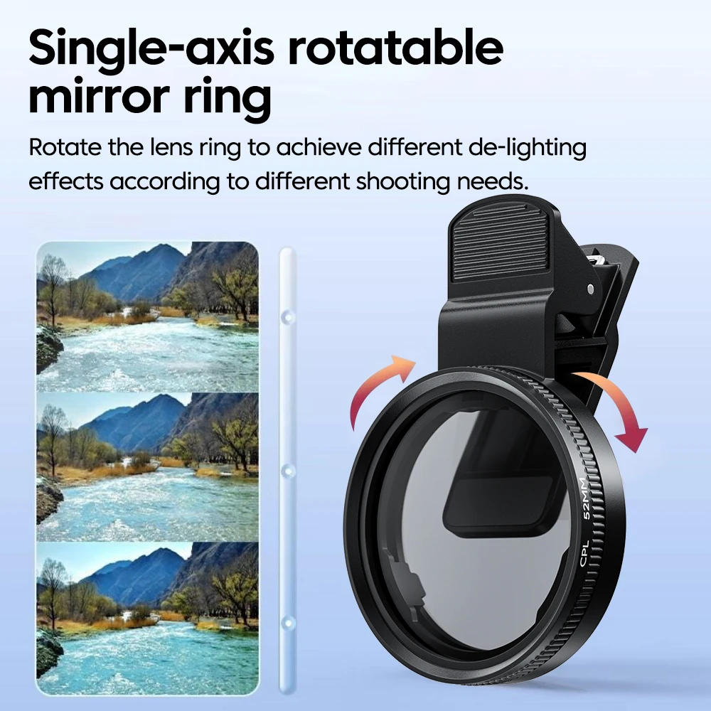New 52mm CPL Mobile Phone Lens - огляд і ціна Mobile Electronics Gadgets